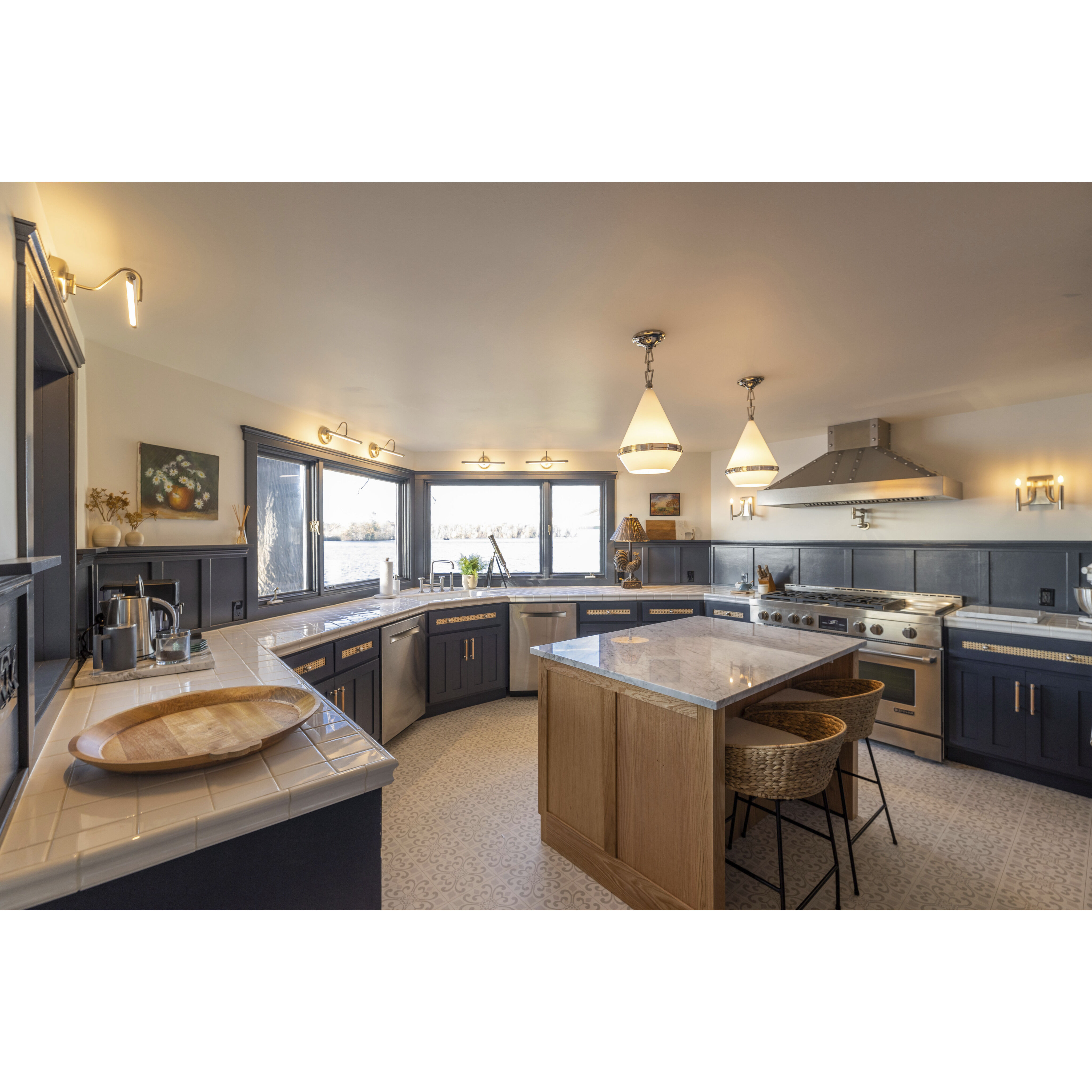 Giza Single Pendant Ceiling Light in Polished Nickel