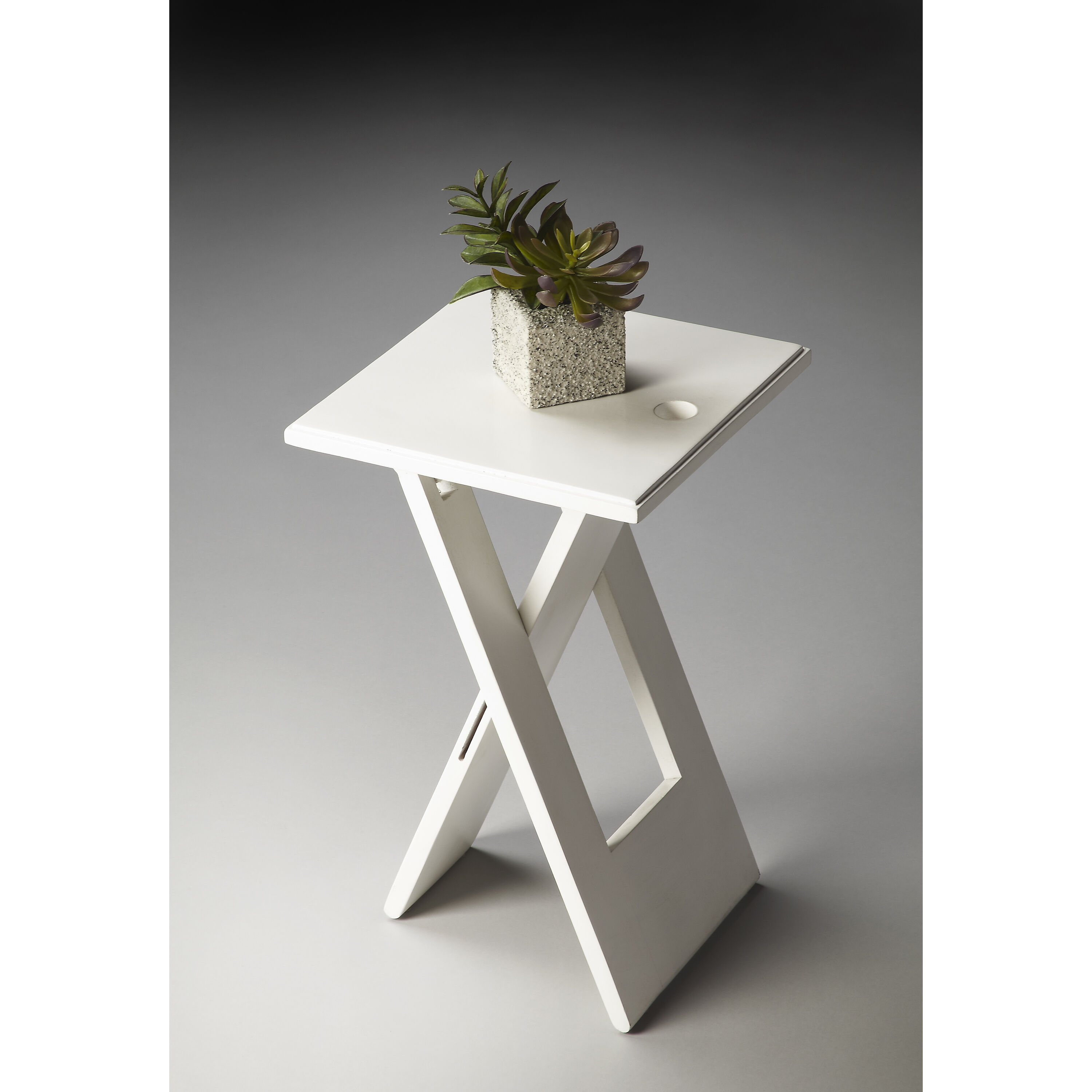Hammond White 19 X 12 inch Butler Loft Accent Table