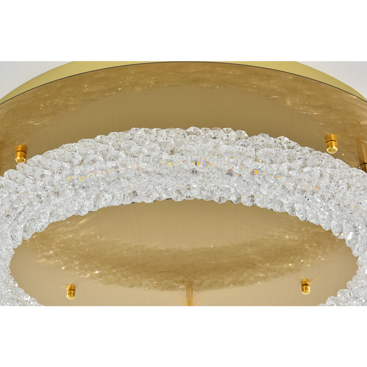 Bowen 1 Light 22 inch Satin Gold Flush Mount Ceiling Light