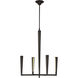 Thomas O'Brien Galahad LED 26 inch Bronze Chandelier Ceiling Light, Small