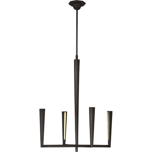 Thomas O'Brien Galahad LED 26 inch Bronze Chandelier Ceiling Light, Small
