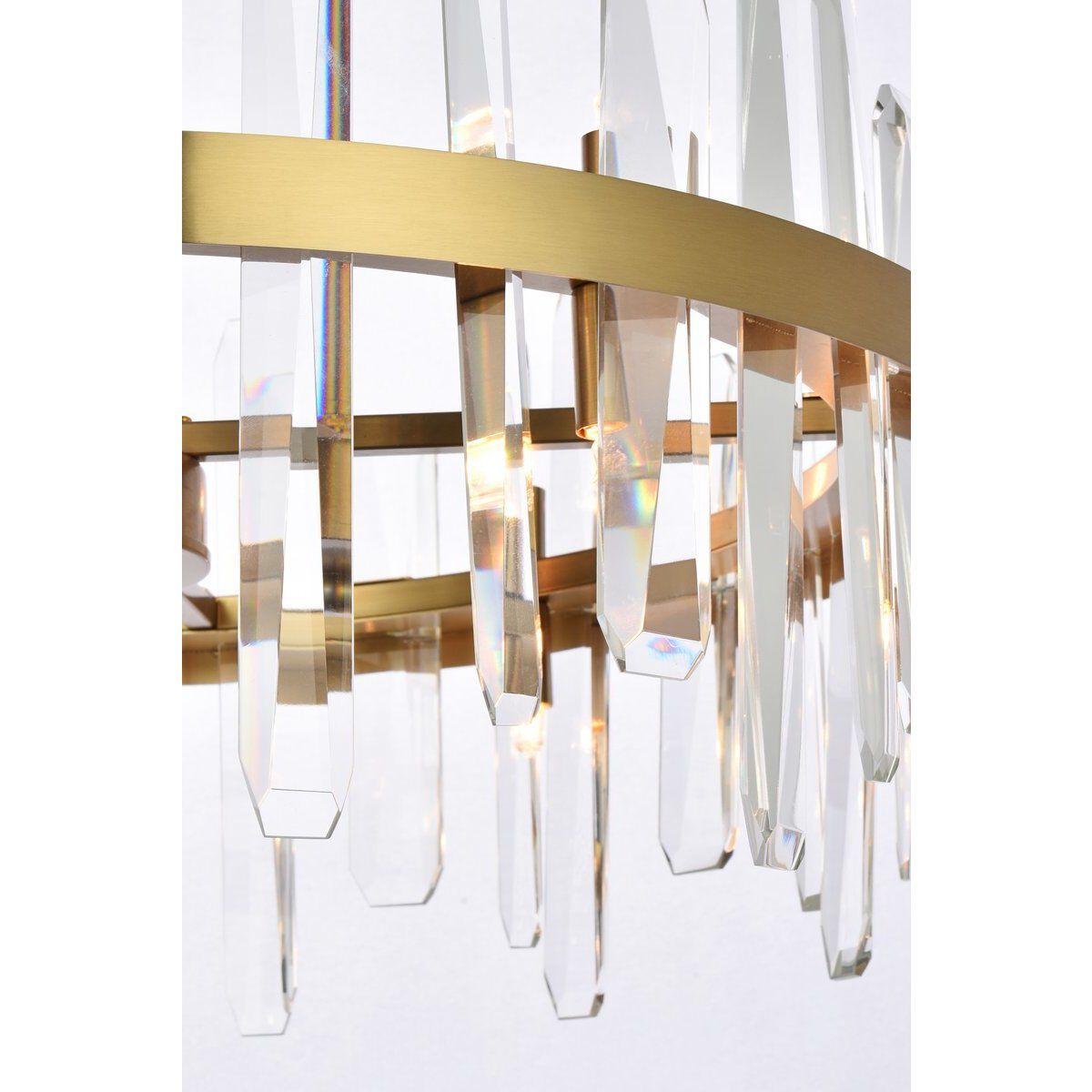 Serena 14 Light 25 inch Satin Gold Pendant Ceiling Light