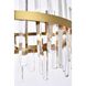 Serena 14 Light 25 inch Satin Gold Pendant Ceiling Light
