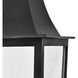 Coastal Elements Georgetown 1 Light 21.75 inch Black Outdoor Wall Mount