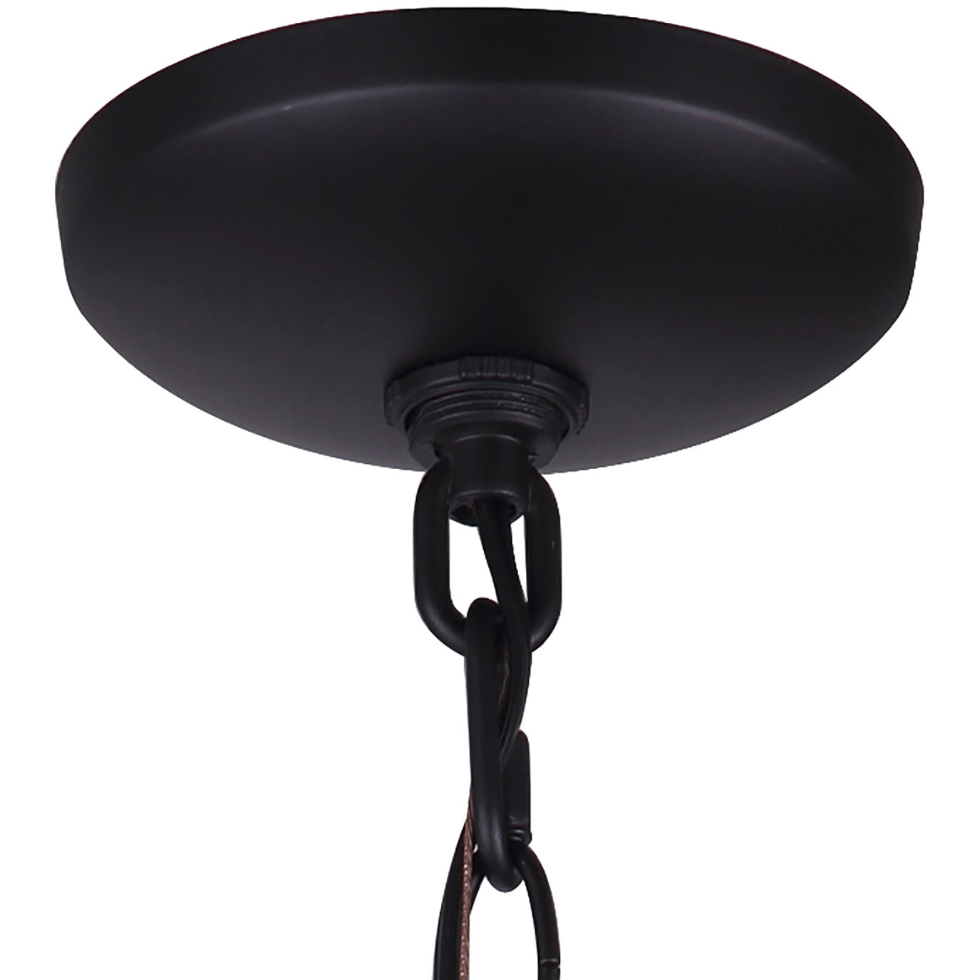 Delta 1 Light 13 inch Black/Gold Pendant Ceiling Light