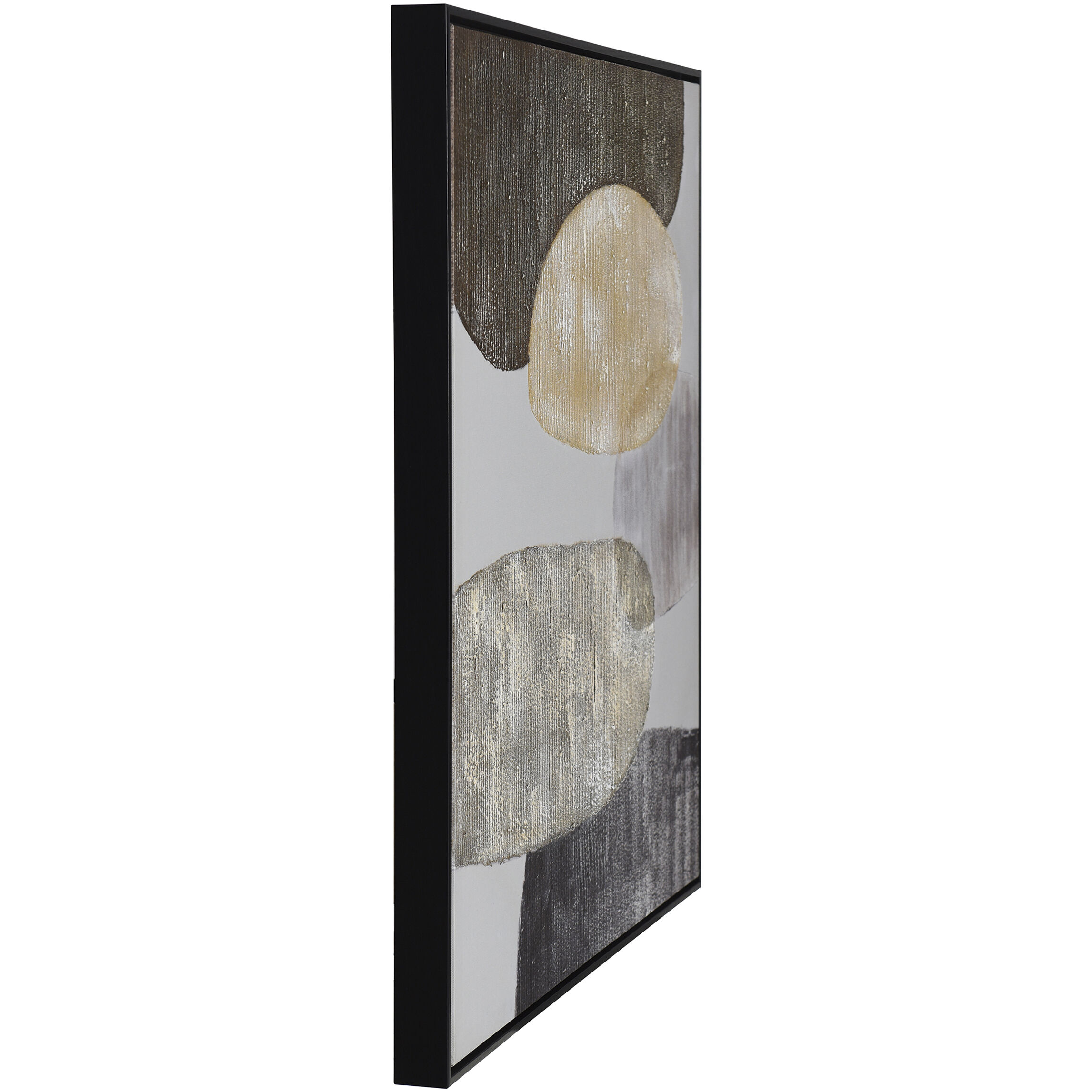 Lena Multi - Beige and Tan and Charcoal and Black Wall Art