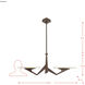 Down the Wrong Path 2 Light 59 inch Brontourage Linear Pendant Ceiling Light