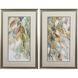 Florals Collection Blue Framed Art