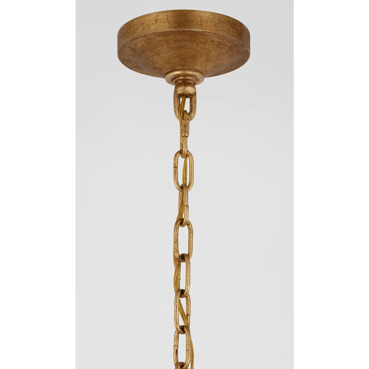 Chapman & Myers Gramercy LED 17 inch Gilded Iron Lantern Pendant Ceiling Light