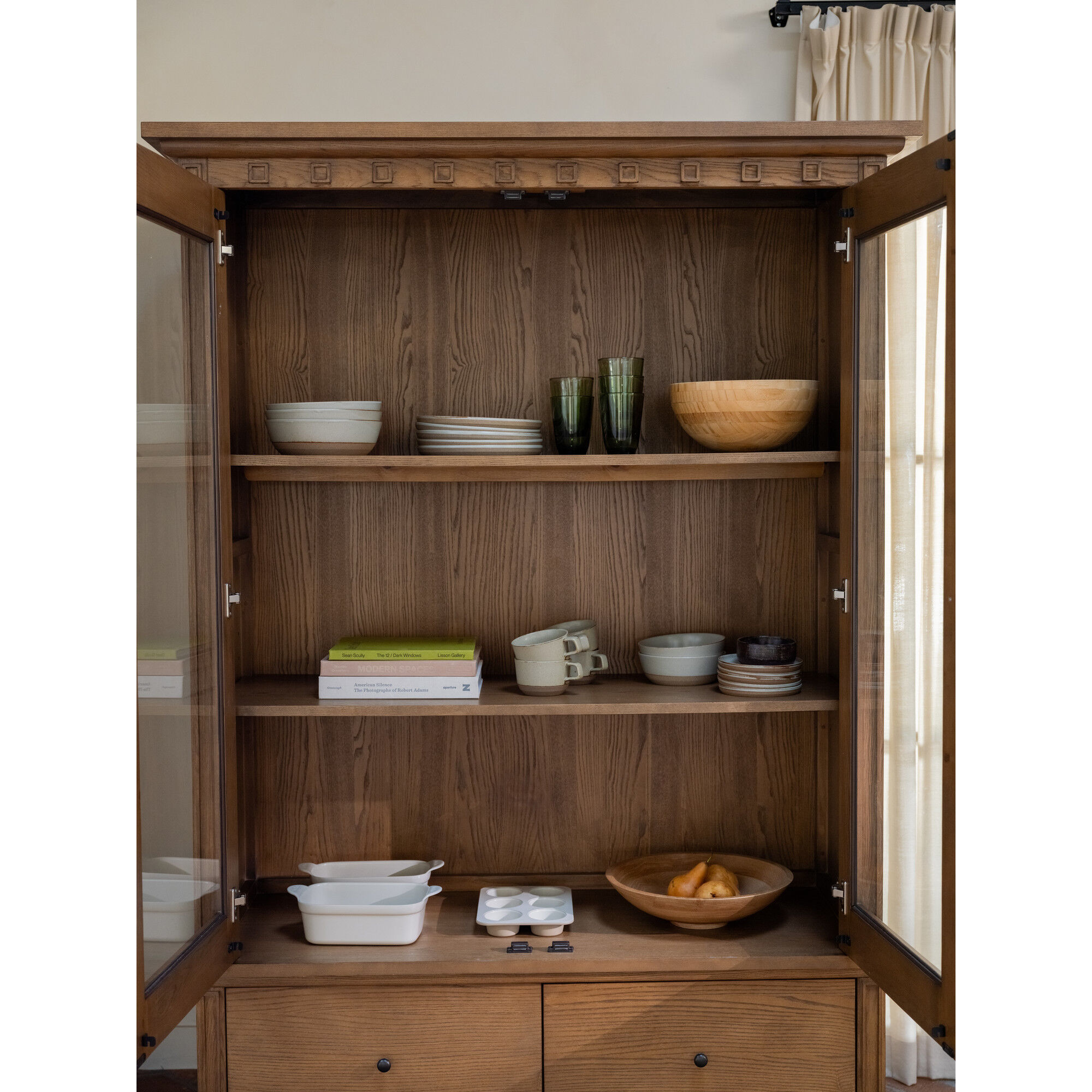 Lillian Brown Tall Cabinet