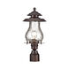 Blue Ridge 1 Light 18 inch Architectural Bronze Exterior Post Mount Light