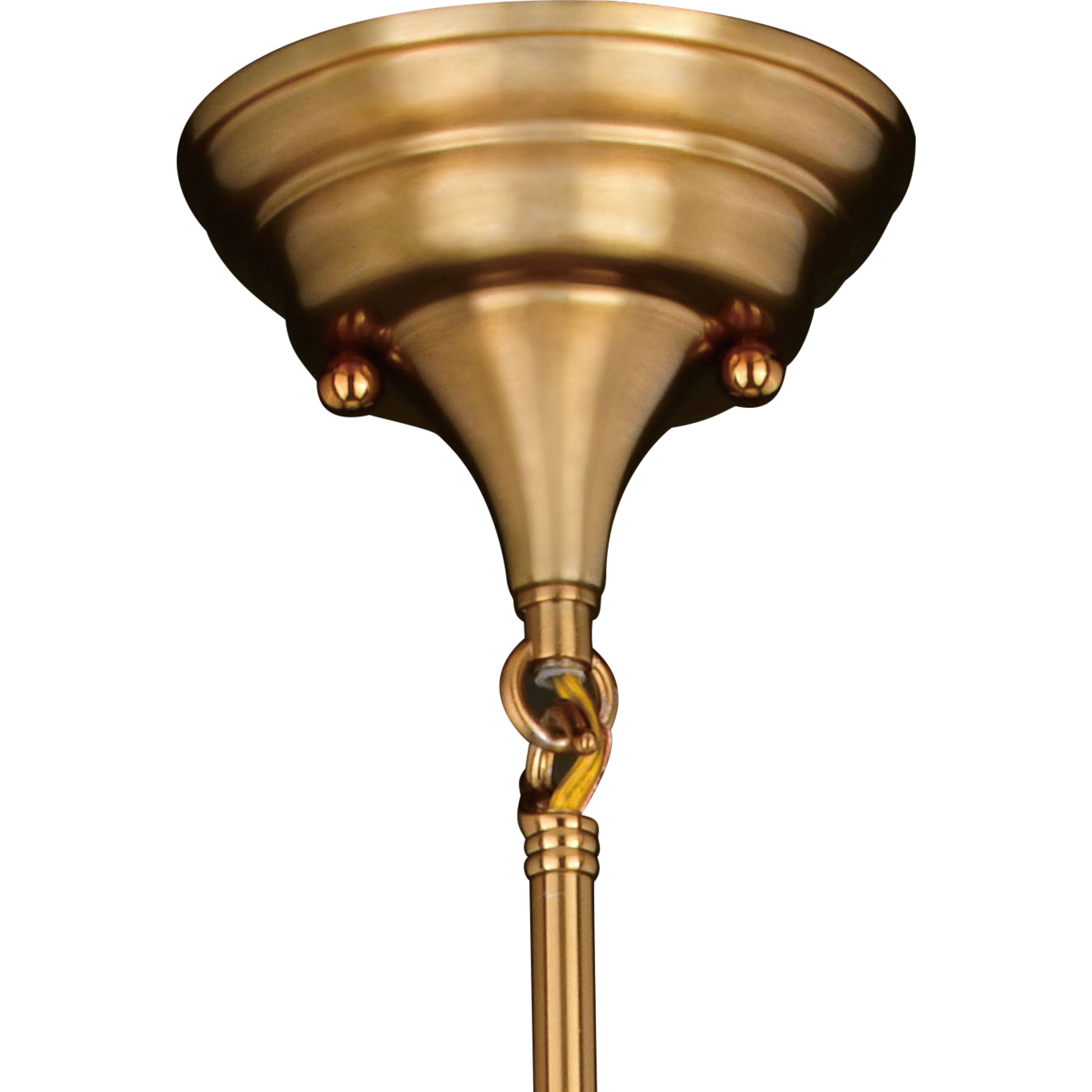 Huntley LED 12 inch Natural Brass Pendant Ceiling Light