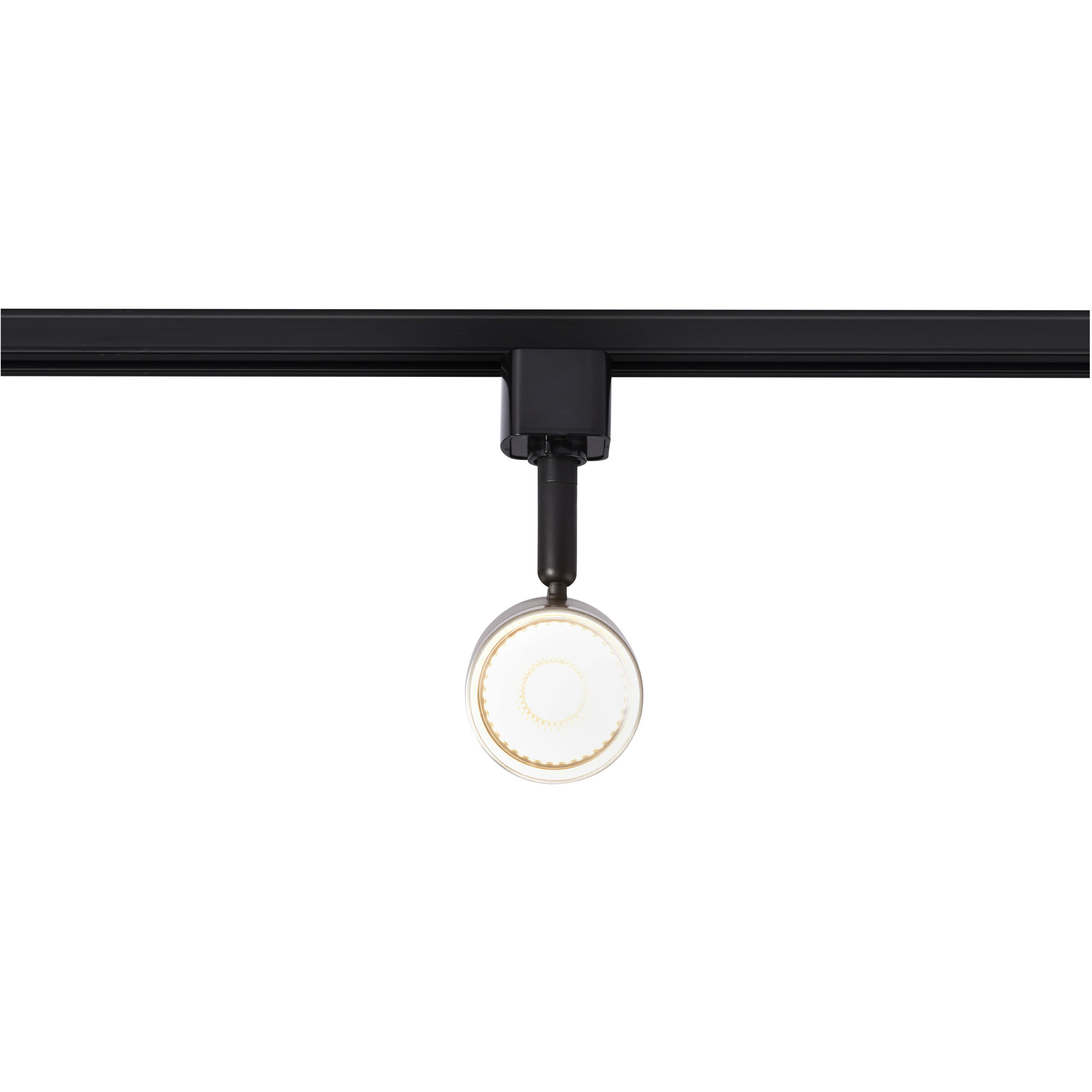 Brentwood 1 Light 120 Matte Black and Brushed Nickel Track Lighting Ceiling Light