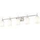 Cadoc 5 Light 40.5 inch Brushed Nickel Bath Vanity Light Wall Light