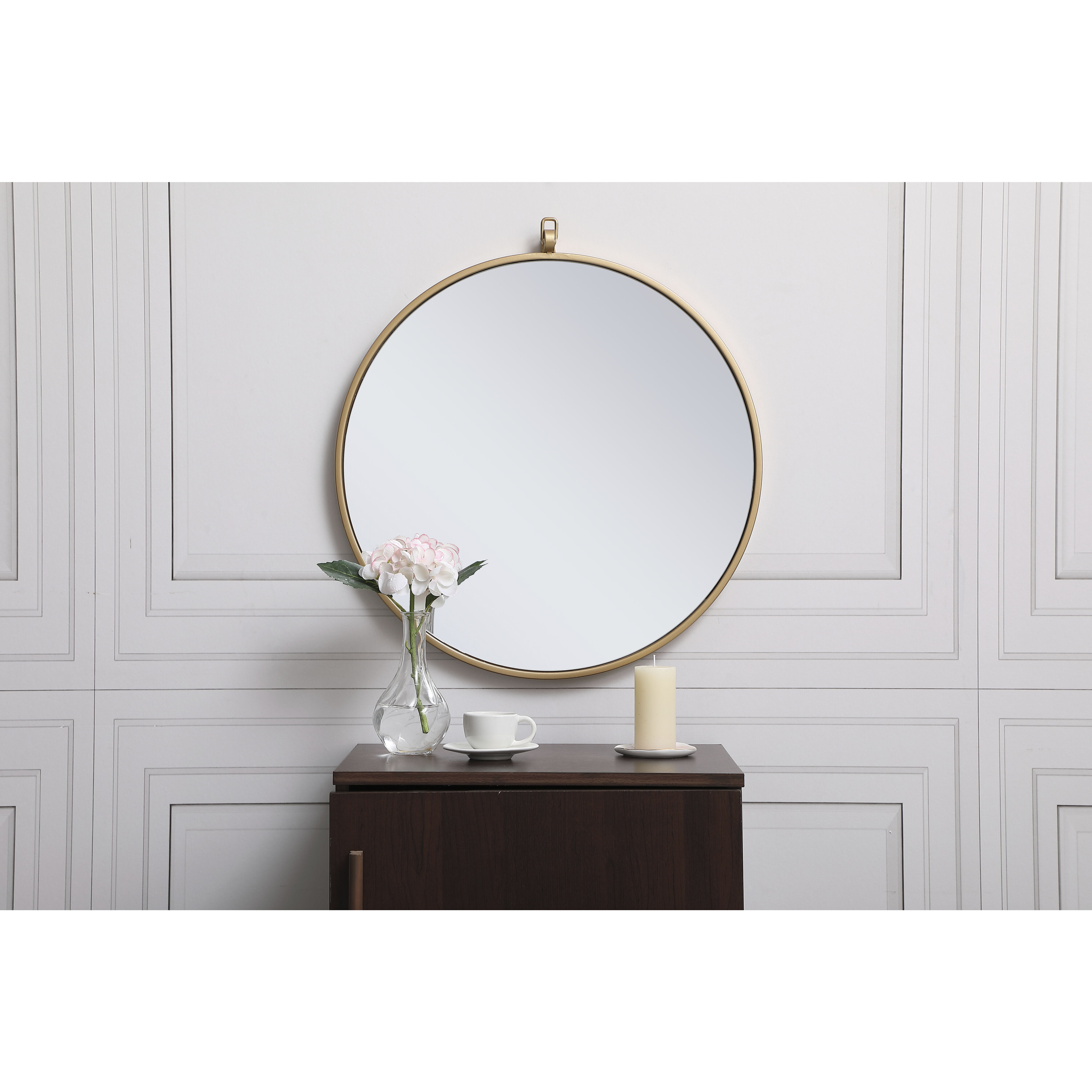 Eternity 21 X 21 inch Brass Wall Mirror