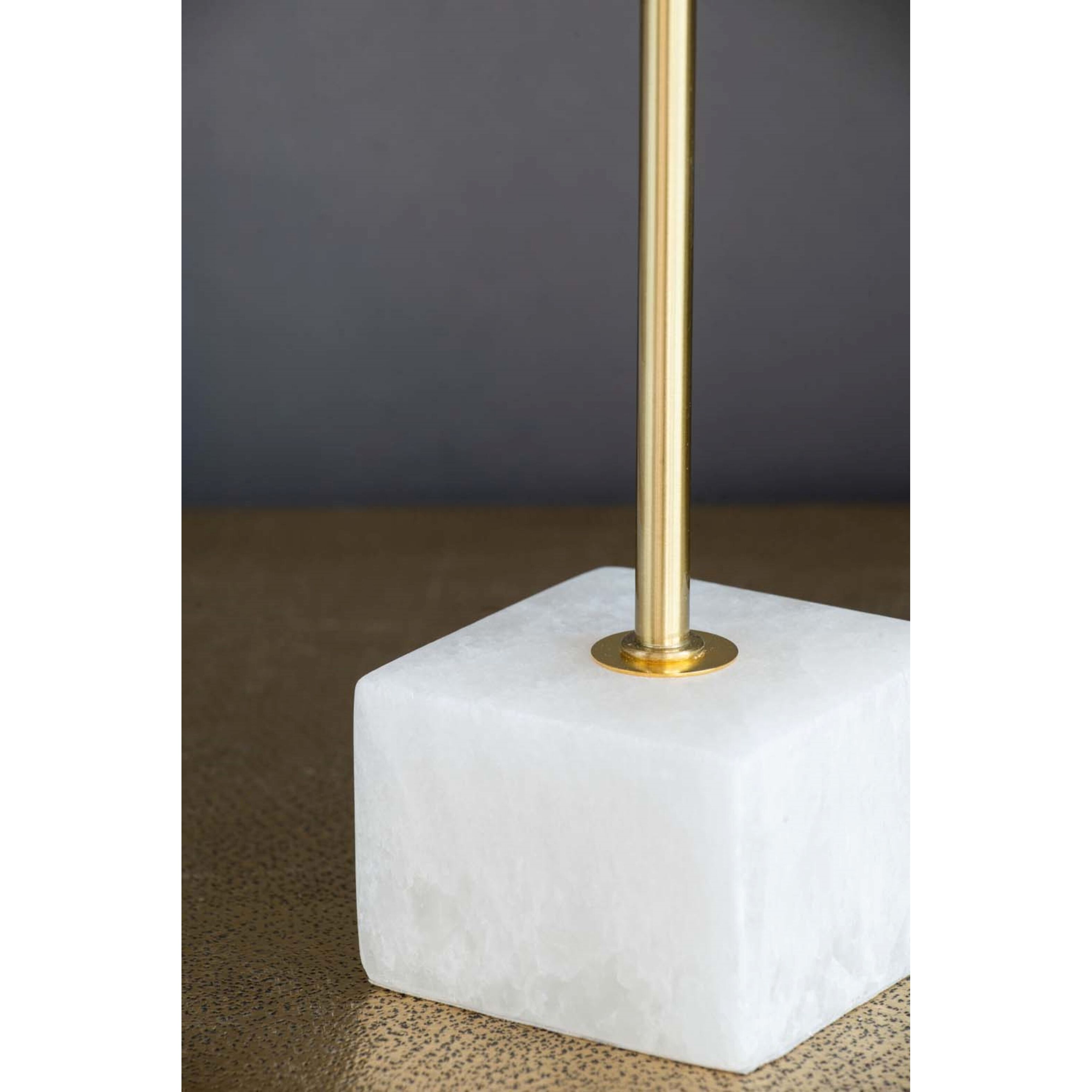 Selenite Stone 14.2 X 5.1 inch Candleholder