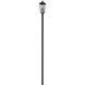 Gannon 3 Light 144.75 inch Black Outdoor Post Mounted Fixture