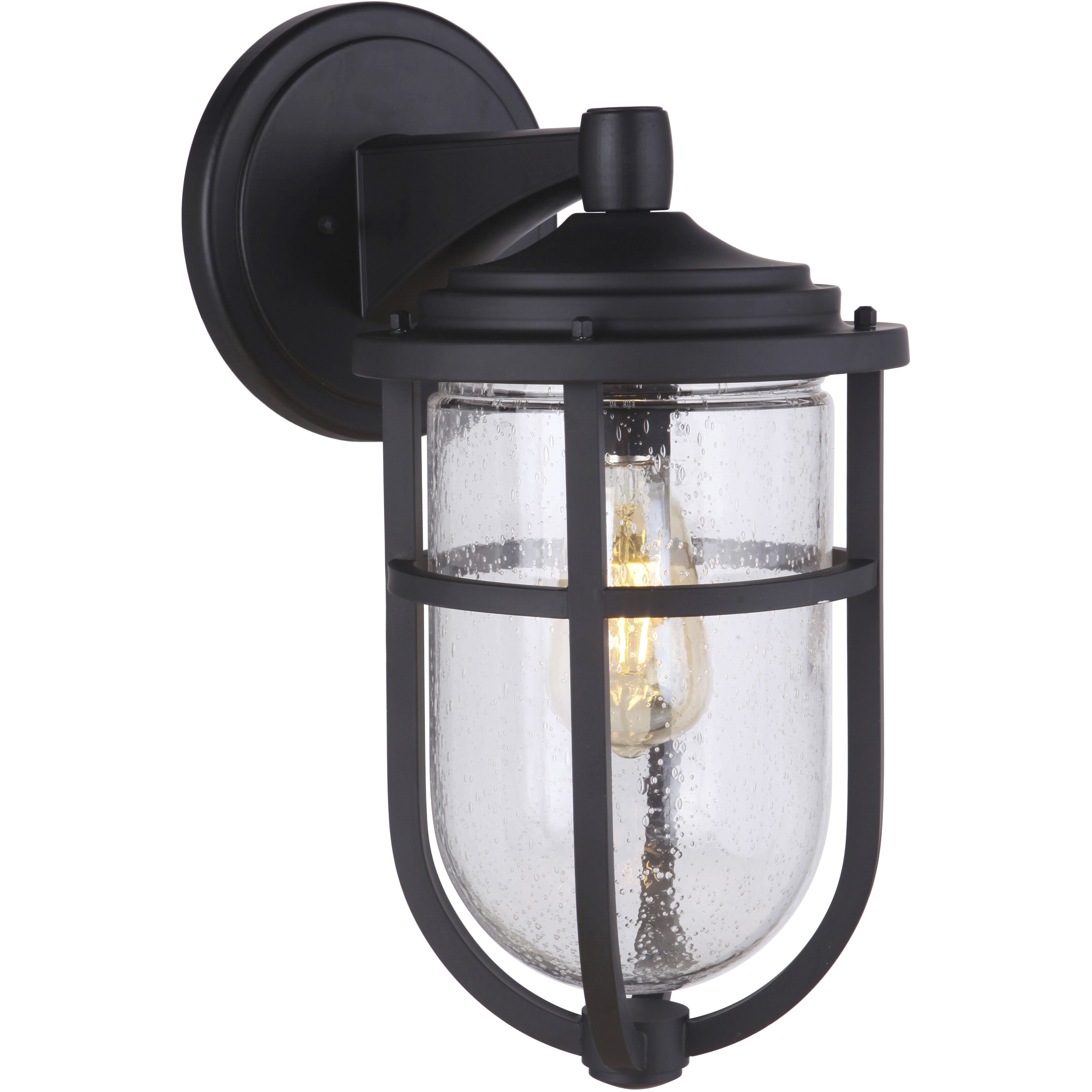 Voyage 1 Light 16 inch Midnight Outdoor Wall Lantern