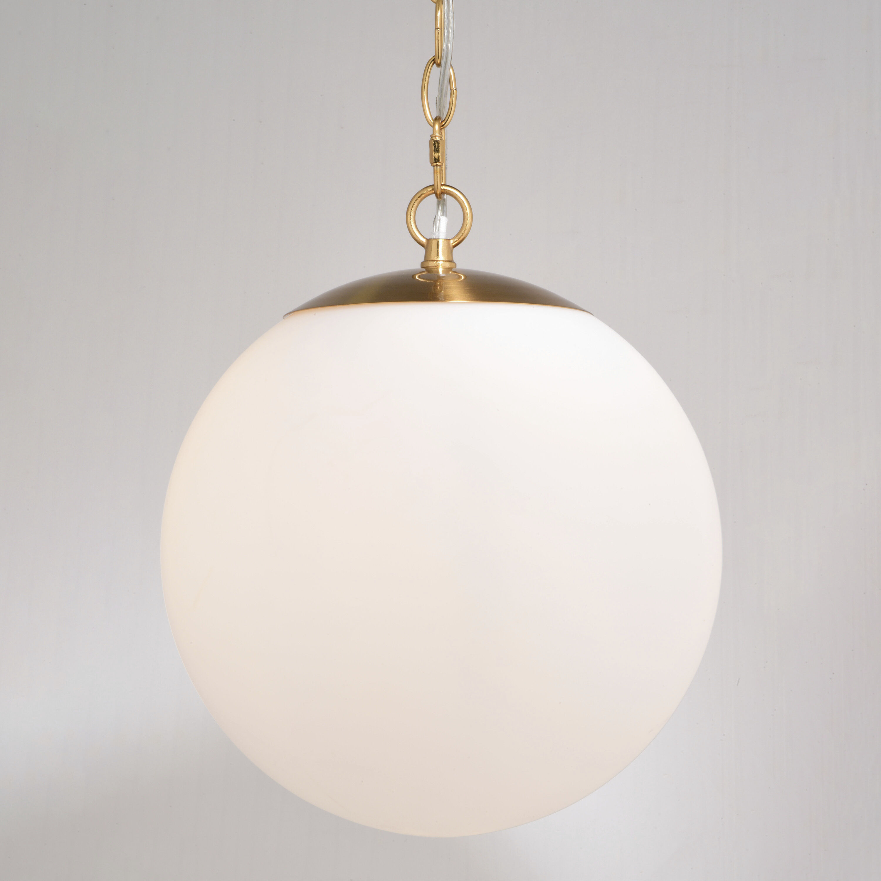 Linden LED 12 inch Muted Brass Pendant Ceiling Light