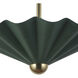 Furrow 16 inch Pine Green Pendant Ceiling Light