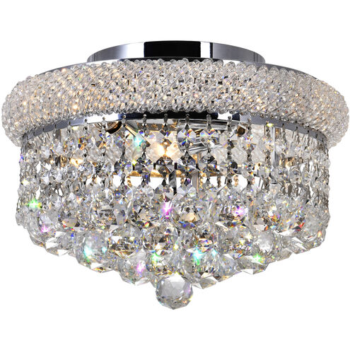 Empire 3 Light 12 inch Chrome Flush Mount Ceiling Light