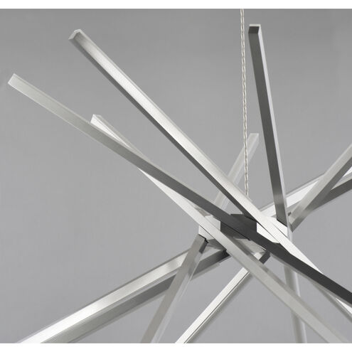 Alumilux Aster LED 44.5 inch Satin Aluminum Multi-Light Pendant Ceiling Light