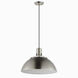 Dawn 1 Light 15.25 inch Satin Nickel Single Pendant Ceiling Light