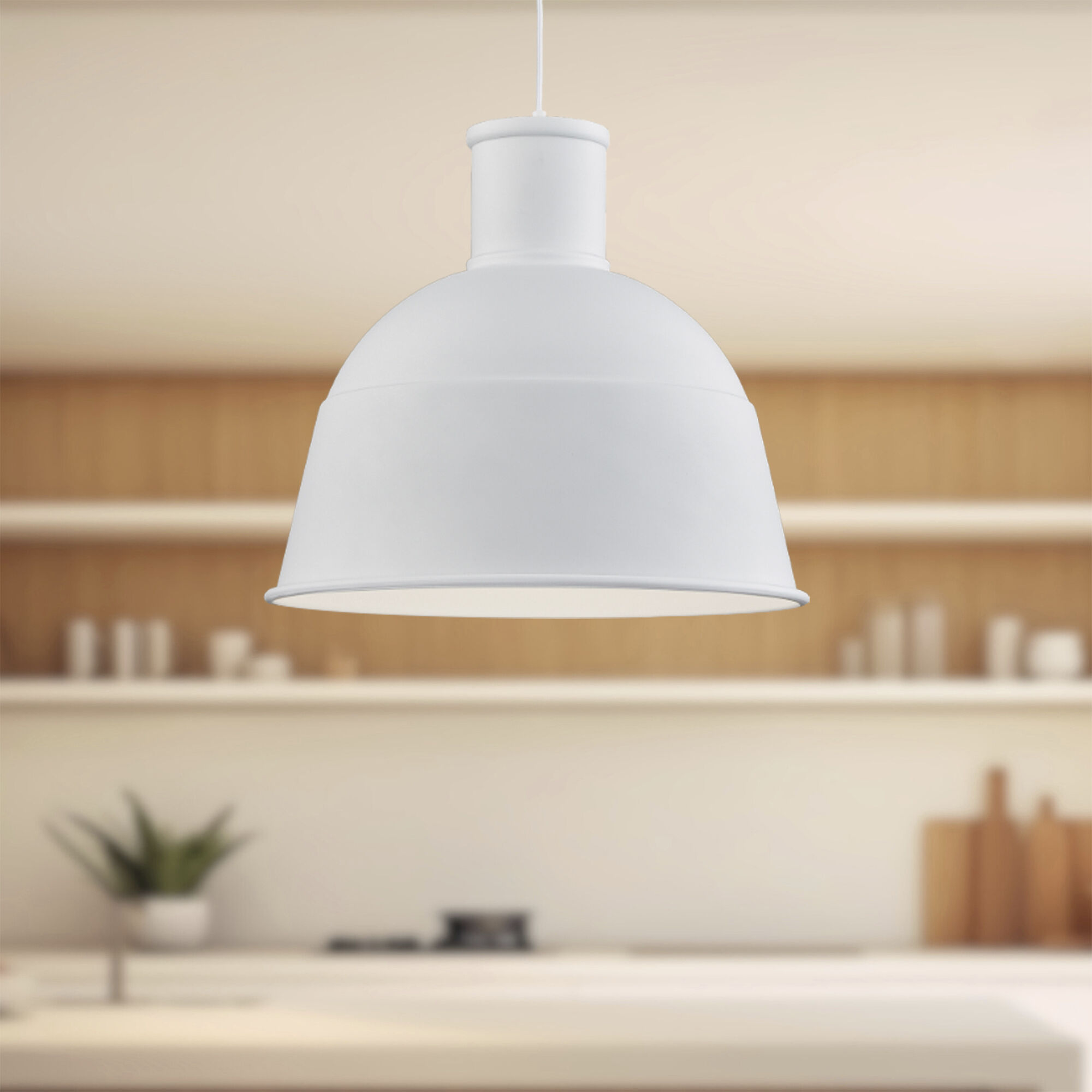 Irving Pendant Ceiling Light in White