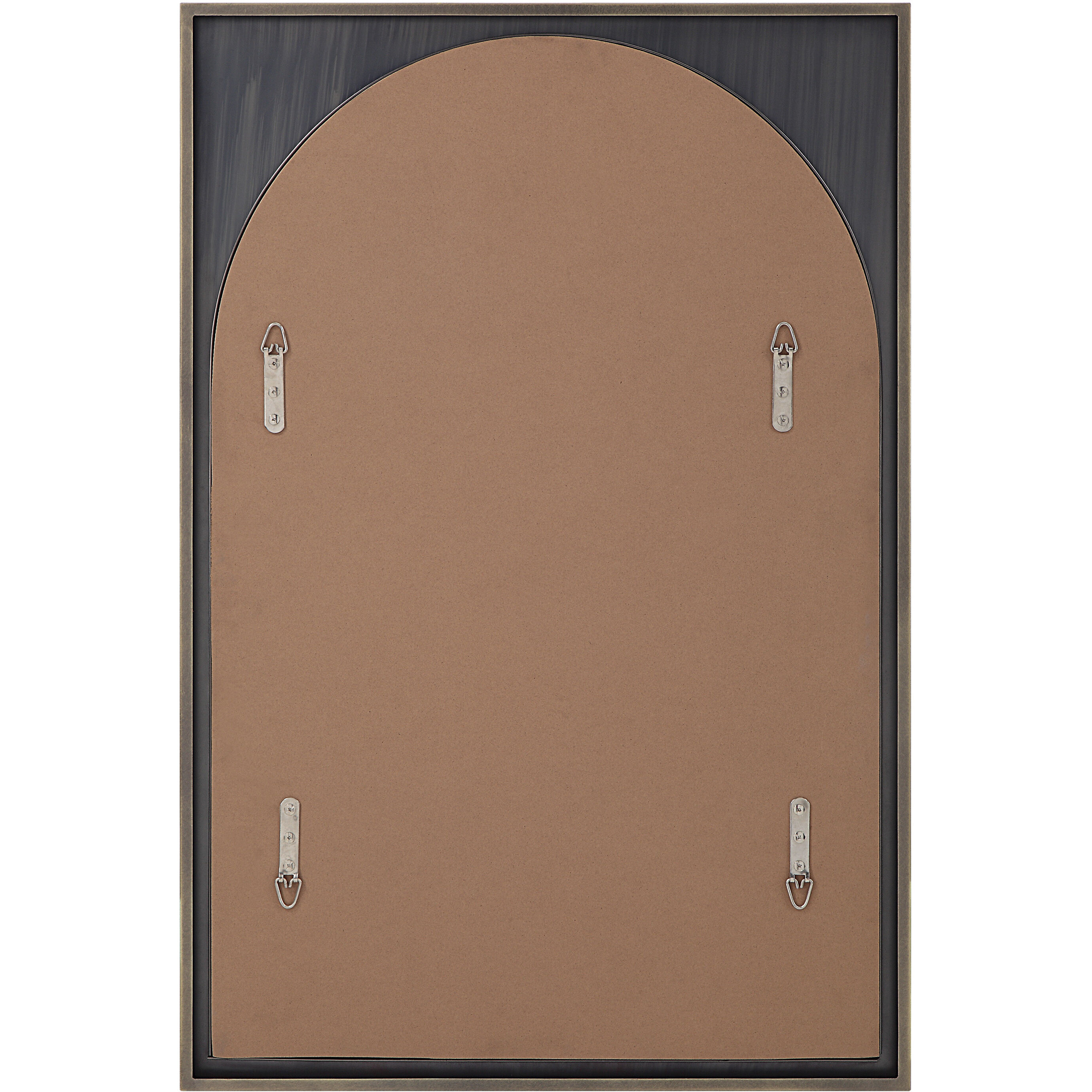 Ninove 36 X 24 inch Mottled Brass Wall Mirror