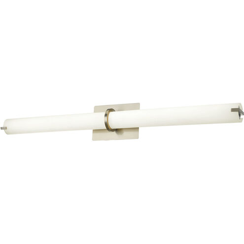Squire LED 26.37 inch Brushed Nickel Bath Vanity Light Wall Light
