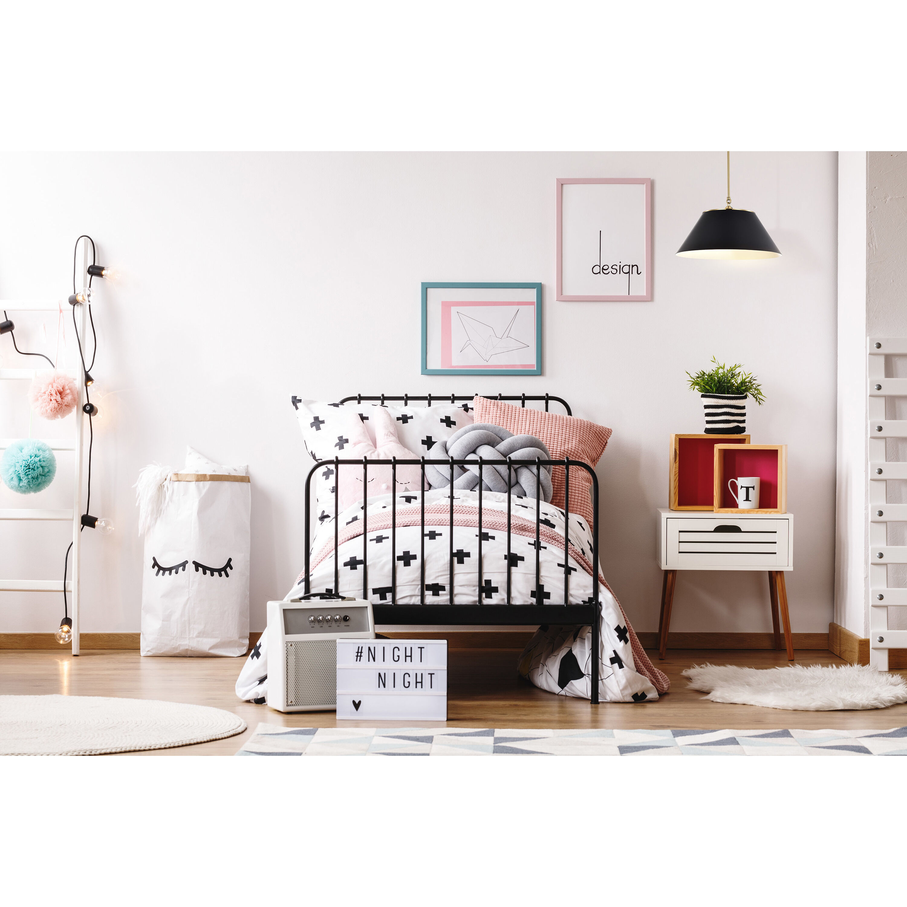 Dover 3 Light 20 inch Black/Vintage Brass Pendant Ceiling Light