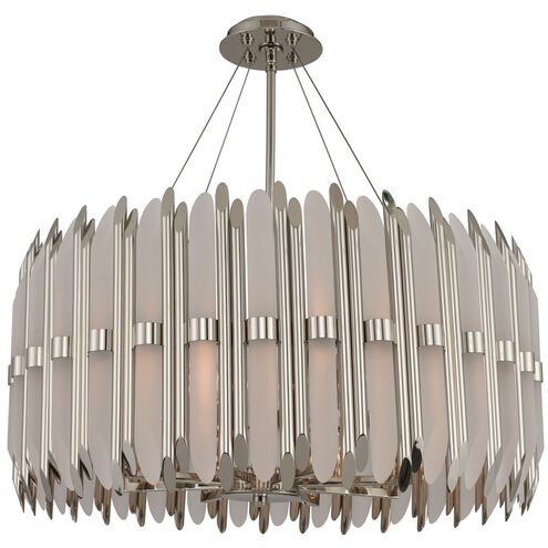 Massina 8 Light 28 inch Polished Nickel Pendant Ceiling Light