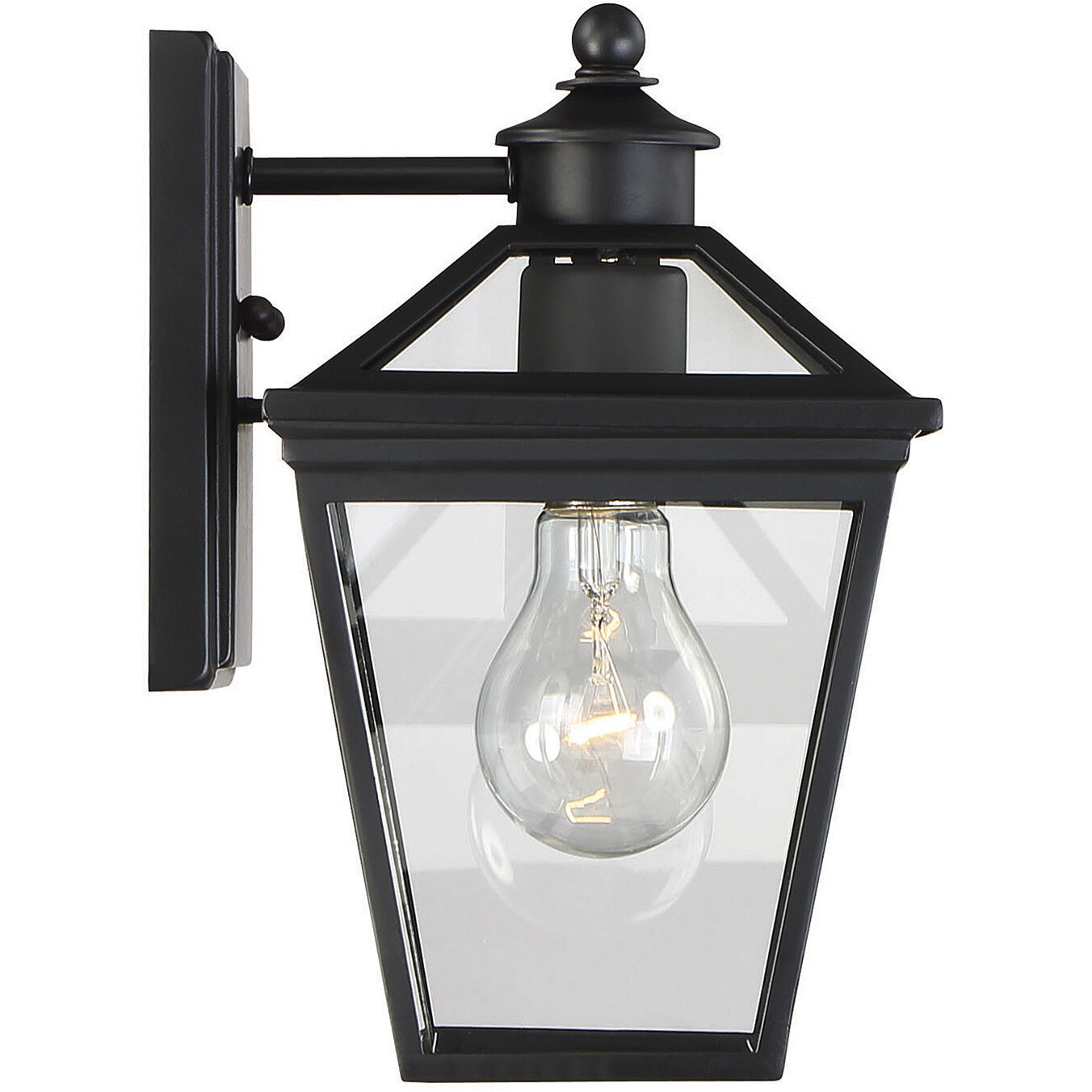 Ellijay Outdoor Wall Lantern in Black