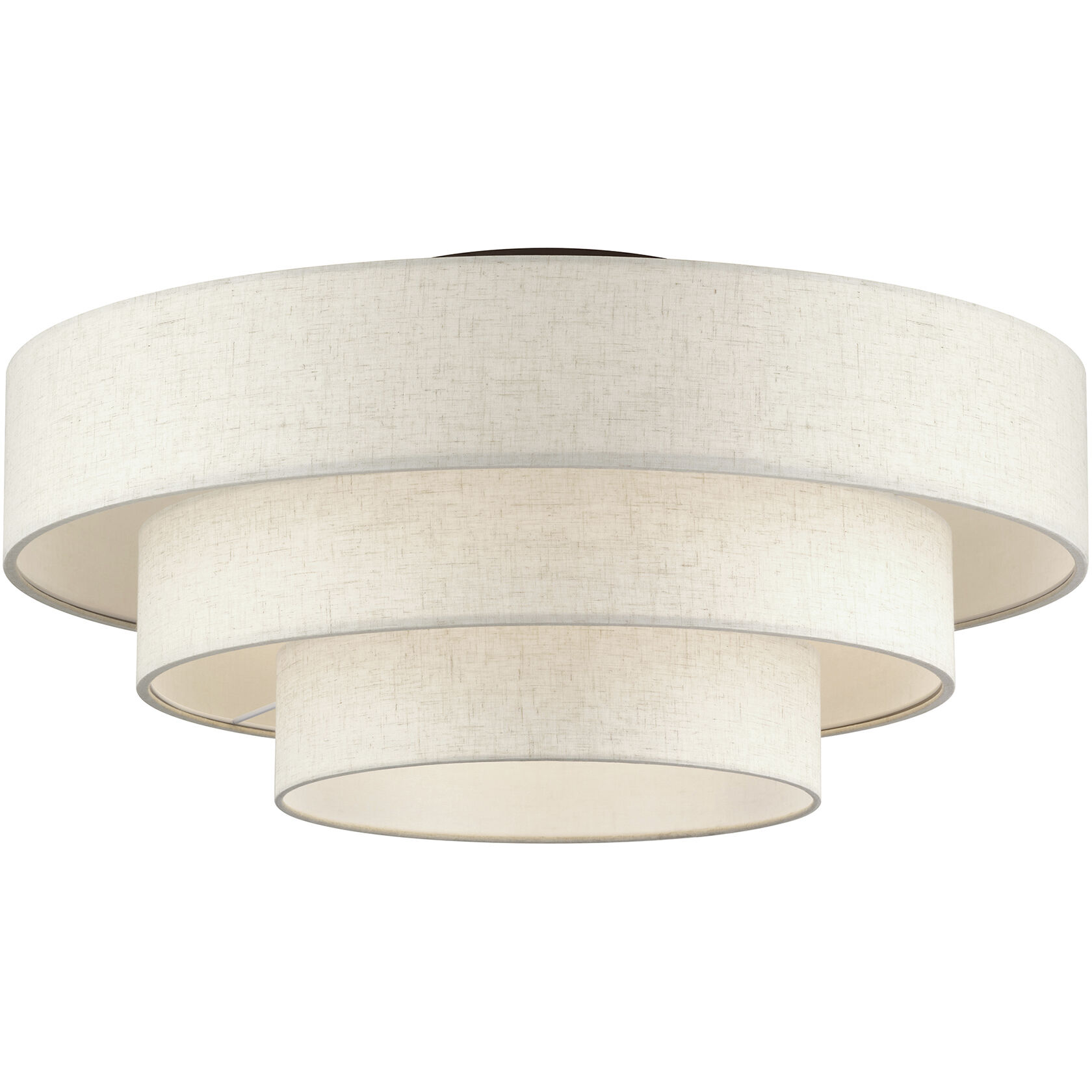 Manorwood 5 Light 28 inch English Bronze Semi Flush Mount Ceiling Light, Extra Large