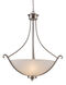 Ballard 3 Light 25 inch Brushed Nickel Pendant Ceiling Light