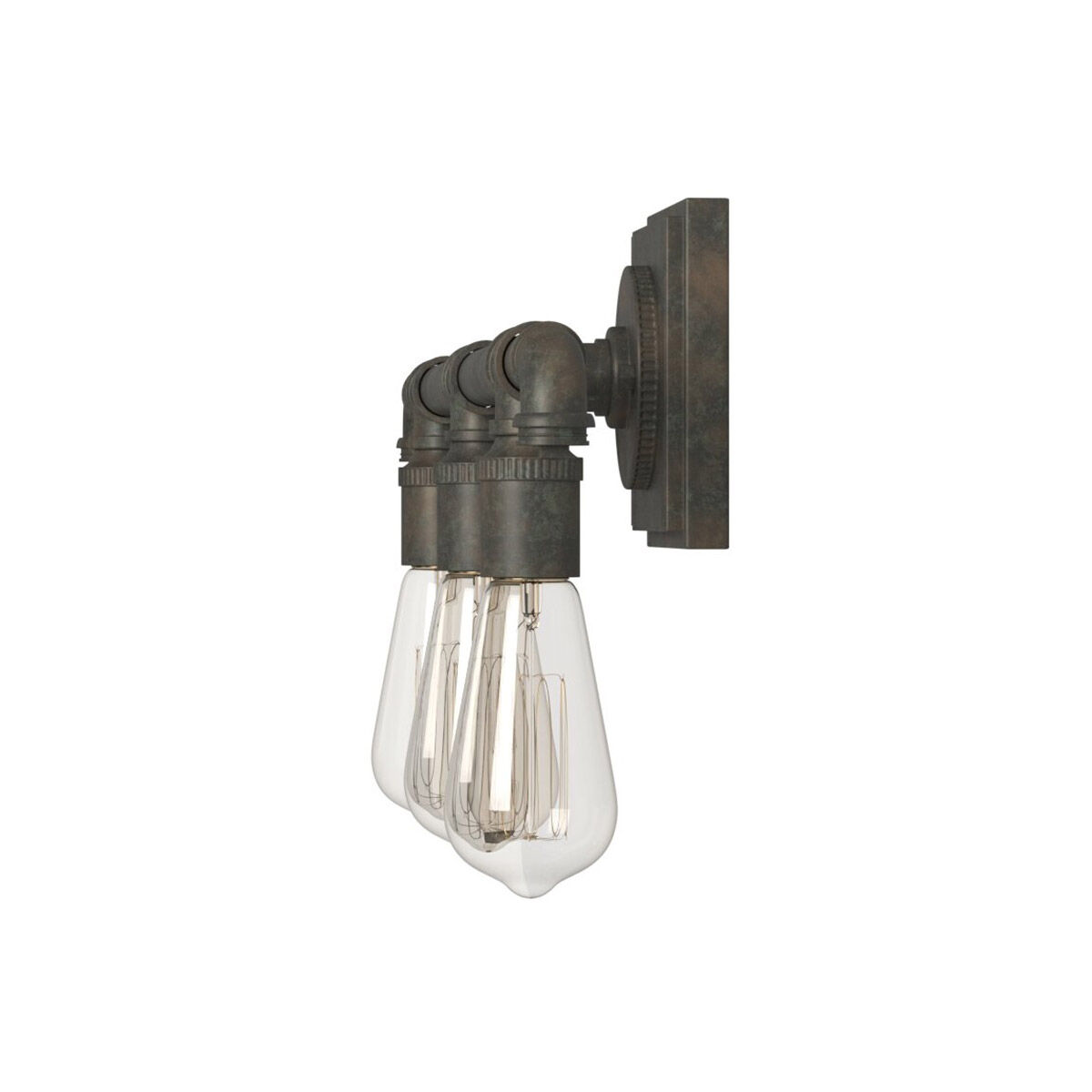 Wymer 3 Light 23.11 inch Matte Bronze Bath Vanity Wall Light