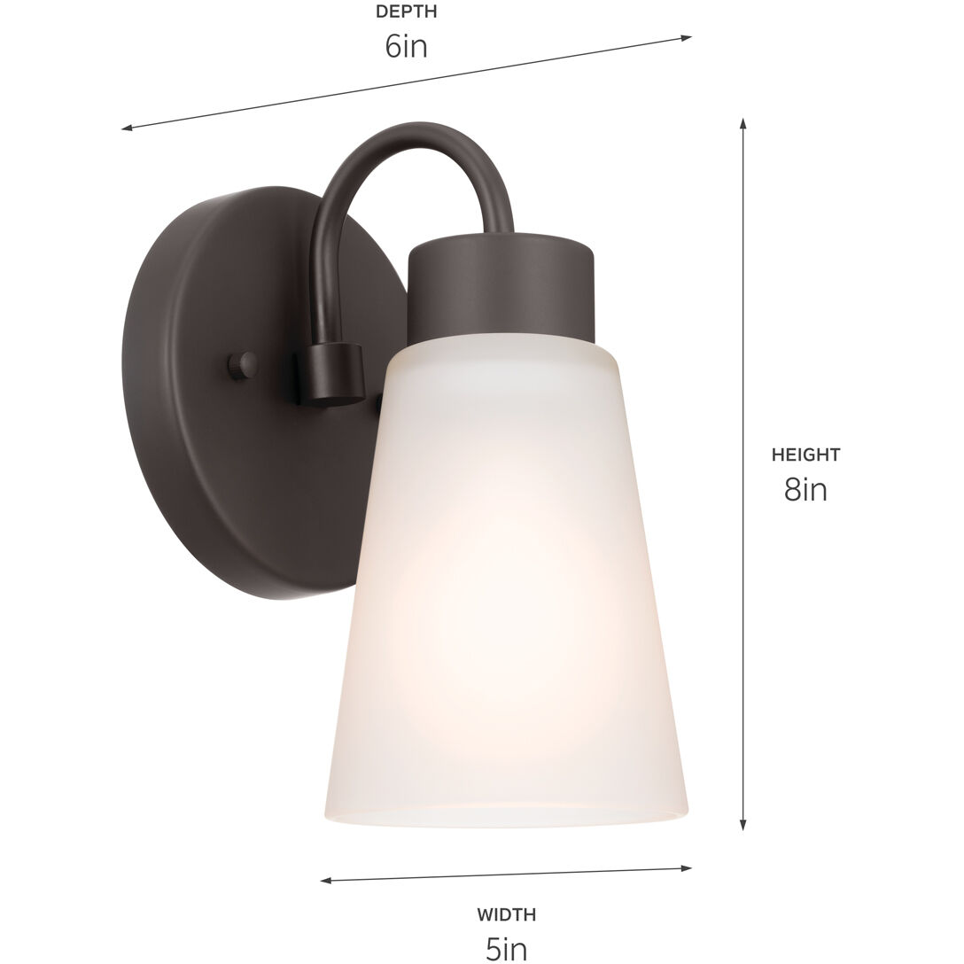 Erma 1 Light 5 inch Olde Bronze Wall Sconce Wall Light