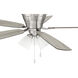 Wheeler 52 inch Brushed Polished Nickel with Driftwood/Walnut Blades Fan