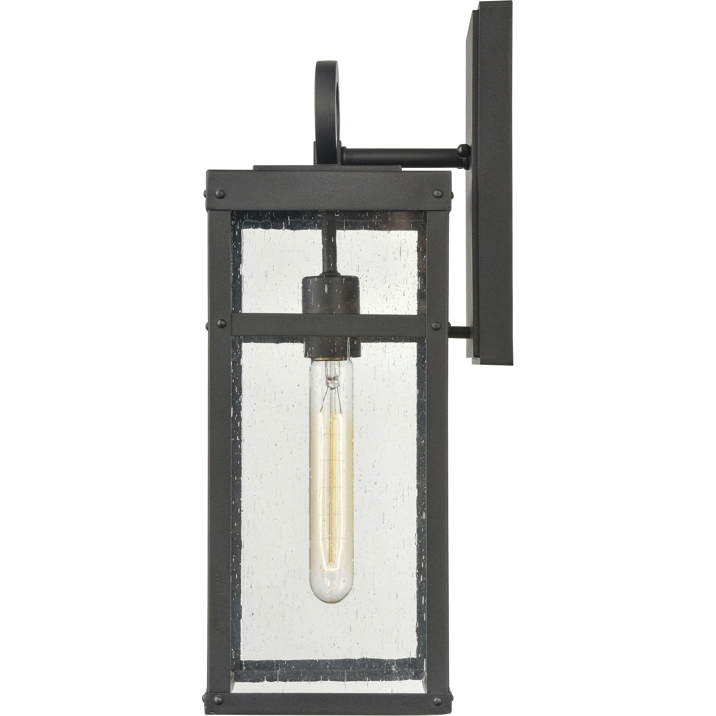 Dalton 1 Light 17.5 inch Textured Black Outdoor Wall Sconce