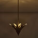 Roche 3 Light 18.5 inch Winter Brass Pendant Ceiling Light