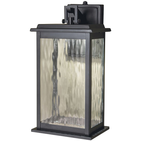 Weymouth LED 13.75 inch Gunmetal with Clear Outdoor Wall Sconce