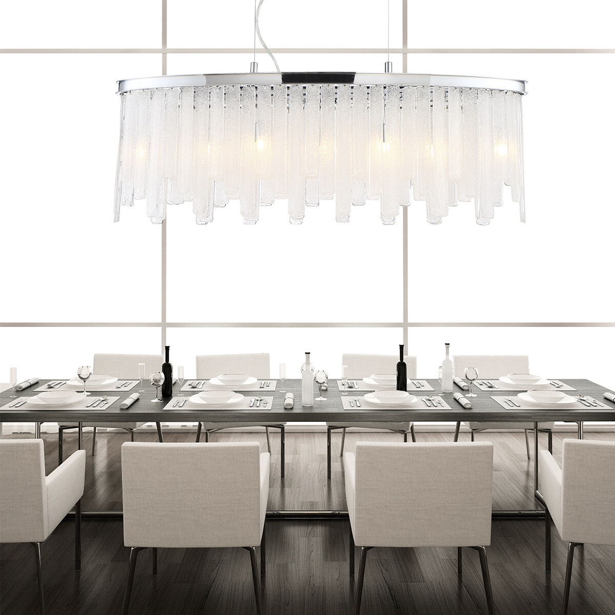 Candice 5 Light 22 inch Chrome Vanity Light Wall Light