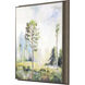 Tall Green Trees 25 X 21 inch Non-Glass Framed Art, Propac