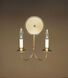 Hunter 2 Light 10 inch Dark Antique Brass Wall Sconce Wall Light
