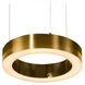 Canada LED 15.7 inch Antique Brass Chandelier Ceiling Light