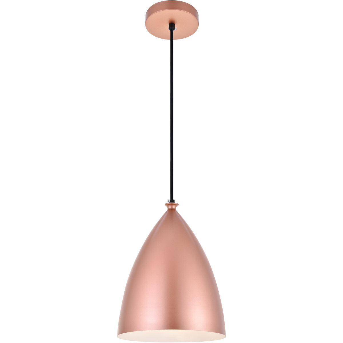 Kenneth 1 Light 9 inch Honey Gold Pendant Ceiling Light