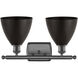 Ballston Dome 2 Light 18 inch Oil Rubbed Bronze Bath Vanity Light Wall Light