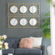 Anita 43.3 X 15.7 inch Gold Wall Mirror