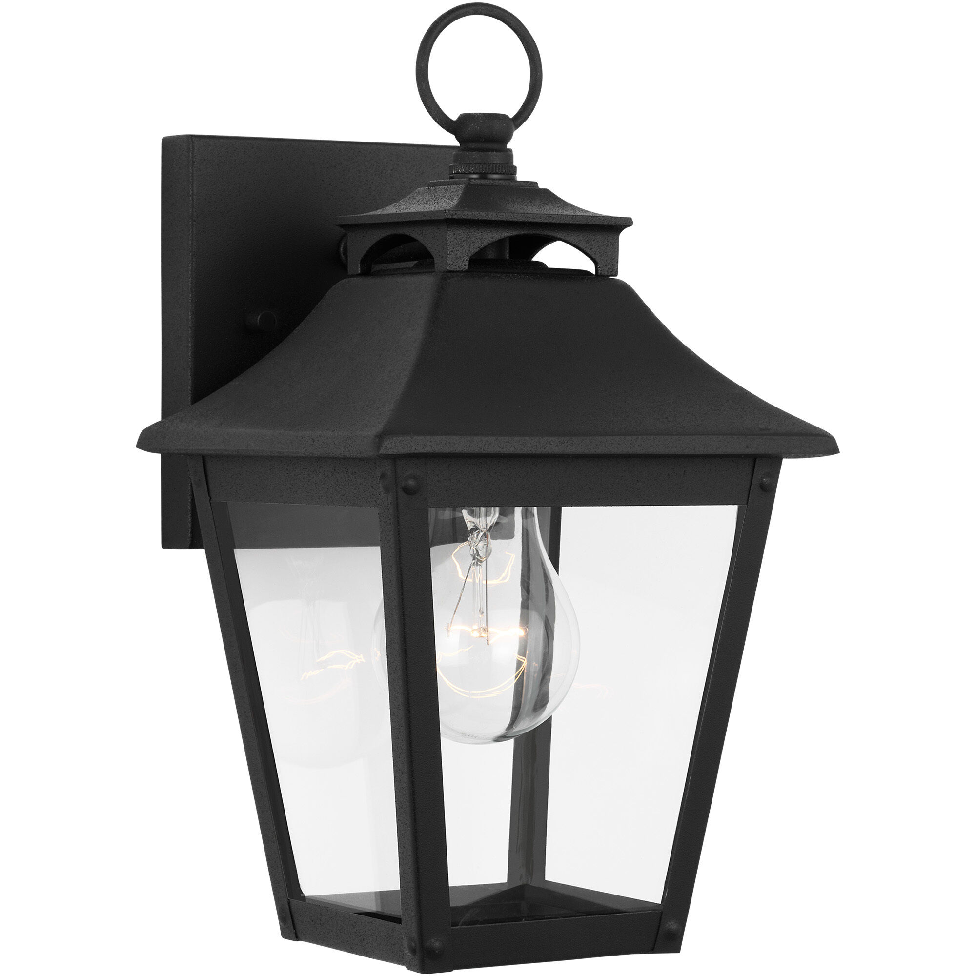 Sean Lavin Galena 1 Light 10.88 inch Textured Black Outdoor Wall Lantern