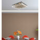 Maxime 12 Light 20 inch Black and Clear Flush Mount Ceiling Light in Royal Cut